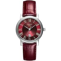 ราคา Tissot Tissot Watch Ladies Carson Zhengo Series เข็มขัดสีแดง T122.210.16.373.00 (27541844869)