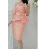 ราคา ชุดไปงานแต่งงาน สีโอรสงานมือ1 (1113998727)