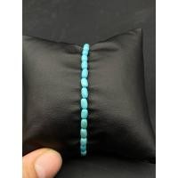 ราคา natural beautiful turquoise 4 ‘mm beads bracelet (44470277373)