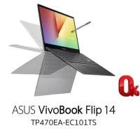 ราคา ASUS VivoBook Flip 14 TP470EA-EC101TS : Indie Black/ Core I5-1135G7/RAM8/512G จอพับได้ 360 (5775448246)