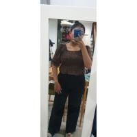 ราคา เสื้อผ้าสาวอวบ เสื้อลายดอกชีฟอง (4116137295)