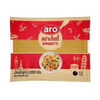 ราคา เอโร่ สปาเก็ตตี้ ถุง 3 กิโลกรัม (3000 กรัม) / aro Spaghetti 3000 g. (17267959517)