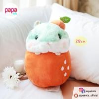 ราคา หนูแฮมเตอร์ แฮมเตอร์ Hamster ตุ๊กตาหนู ตุ๊กตาหนูแฮมเตอร์ Koroham - Orange มือ1 ของแท้จากญี่ปุ่น Papadolls (7393843401)