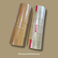 ราคา Tiger Tape เทปโอพีพี (ยกแถว 6 ม้วน) สีชา/สีใส 48mm.x45y (28416558158)