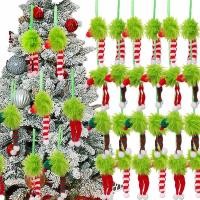 ราคา เครื่องประดับปอมปอมคริสต์มาสนุ่ม ขนเทียมสำหรับพวงหรีดและต้นไม้ พร้อมตุ๊กตาและผ้าพันคอถัก (27492228346)