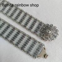 ราคา เข็มขัดชุดไทย หัวเข็มขัดดอกพิกุล ความยาว 38 นิ้ว (29790185483)