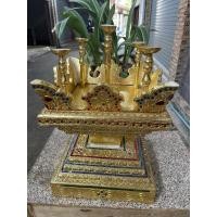 ราคา พานไม้ ขันธ์ 5 ขัน 5 ไม้สัก ก30ส45cm บูชาครู ขันธ์ครู ขันครู ขันไหว้ครู ปิดทองคำเปลวส่องประกายสุกปลั่งพร้อมเชิงเทียน (20025131024)