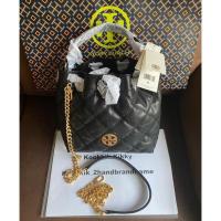 ราคา กระเป๋าTory Burch Willa จีบสีดำหนังแกะ ของแท้ สินค้านำเข้าจากอเมริกา (16024116554)