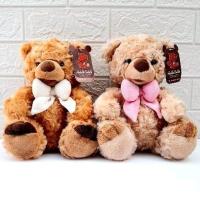 ราคา ตุ๊กตาหมี Huddle Cuddle 9"/11"/16"ใส่เสื้อ 17"/20" Oneder Bear ขนกุหลาบ (5232528678)