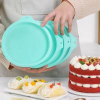 ราคา Silicone Layered Cake Round Shape Mold Kitchen Bakeware DIY Desserts Baking Mold Mousse Cake Moulds Baking Pan Tools 4/6 (29162359769)