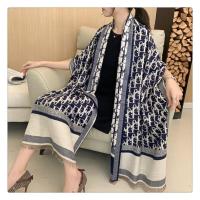 ราคา ผ้าพันคอ Dior ผ้าคลุมไหล่ ผ้าพันคอแฟชั่นพร้อมส่งจากไทยขนาด180×90cm.ผ้าแคชเมียร์ (12791119729)