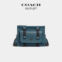 ราคา Coach กระเป๋าผู้ชาย Dinky แบบคลัทซ์ สะพายข้าง และไหล่ สำหรับการใช้งานหลายอย่าง (43721011076)