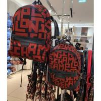 ราคา พร้อมส่ง Longchamp backpack LGP size sสีแดงดำ (8132698078)