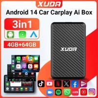 ราคา CarPlay&Android Auto Ai BOX 8GB +128GB Android 13 สามารถรับชม YouTube/Netflix (40812750643)