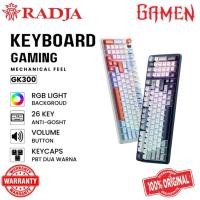 ราคา GAMEN GK300 Keyboard Membrane Gaming Feel Mechanical Keyboard Original (28428718489)