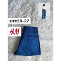 ราคา H&M Bootcut High Jeans แท้% มือสอง (42757735592)