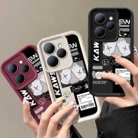 ราคา สําหรับ Tecno Spark 20/20C/GO 2024 กรณี Tecno Spark 20 Pro 20 Por + GO 2023 10 Pro-4G 10-4G/10C 9/8C/GO 2022 7/7T 6 GO/GO 2020 Luxury Candy Matte Soft Cover KAWS รูปแบบ (27950902462)