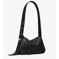 ราคา Tory Burch Romy Small Shoulder Bag สีดำ Black (49650216309)