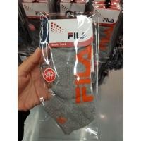 ราคา ถุงเท้า FILA MID FIT พื้นเทา โลโก้ส้ม/ฟ้า ของแท้ (1056541753)