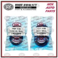 ราคา FORK ซีลน้ํามัน + DUST SEAL - BENELLI - TNT 135/ TNT 135i (NK) (43224579331)