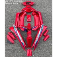 ราคา ชุดสี MATE 111 Y111 สีแดง ติดลาย Yamaha เมท111 MATE111 เฟรมรถ แฟริ่ง กาบรถ ไฟเบอร์ กรอบ (12354657874)