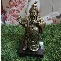 ราคา เทพเจ้ากวนอูปางบู๊ท่ายืนจับดาบถือง้าวสูง4"เบิกเนตรแล้ว (1537495881)