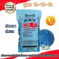 ราคา ปุ๋ยสูตร 16-16-16 (เร่งดอก - เร่งผล) ปุ๋ยเร่งดอก เร่งผล พืชผัก ผลไม้ ไม้ดอกไม้ประดับ ไม้มงคล กล้วยด่าง 1กิโล (10515653551)