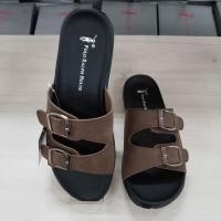 ราคา POLO RALPH HOUSE MT 02_BROWN รองเท้าแตะผู้หญิง (42055734442)