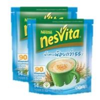 ราคา NESVITA Low Sugar เนสวิต้า สูตรน้ำตาลน้อย ผสมใยอาหาร 14ซอง x 2แพค (4306460064)