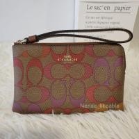 ราคา มือ2 ของแท้ คล้องมือ COACH 1 ซิป S ลายหายาก สภาพดีมาก‼️ (21641755412)