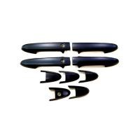 ราคา ครอบมือจับประตู/กันรอยมือจับประตู/มือจับประตู ฮอนด้า ซิตี้ HONDA City 2014-2021 ดำด้าน เว้าปุ่ม (6132848294)