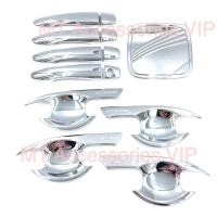 ราคา อัลเมร่า Almera ปี2020-2025 สีโครเมี่ยม เบ้ากันรอย ครอบมือจับ ครอบฝาถัง (29638442902)