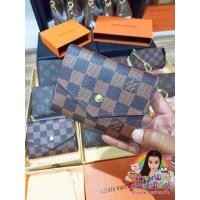 ราคา กระเป๋าสตางค์ใบสั้นLVหน้าจดหมาย (6996714546)