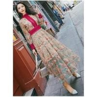 ราคา ฟรี EMS ชุดเดรสยาว งานป้าย Lady Ribbon Thailand เสื้อผ้าแฟชั่นผู้หญิง Dress Size S สีแดง พร้อมส่งสวยเหมือนแบบ (1040486182)