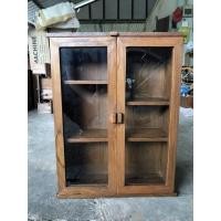 ราคา ตู้ยาสามัญประจำบ้าน ตู้ยา ไม้สักเก่า ตู้ไม้ ตู้โชว์ แขวนผนัง (11937678654)