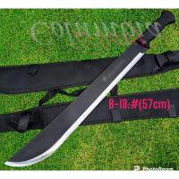 ราคา อุปกรณ์เดินป่ามีดยาวมีดเดินป่าแบบพกพาเดินป่าด้ามดำใบดำมีดเดินป่า:Columbia:B18:(57cm)มีดยาวมีดเดินป่าแบบพกพาเดินป่า (24430074255)