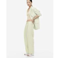 ราคา H&M กางเกงผ้าลินิน สีเบจEUR34 (24745195317)