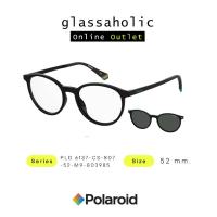 ราคา [ลดแรง] แว่นกันแดด Polaroid รุ่น PLD 6137-CS-807 ทรงกลม Clip On สีเทา (26366892222)