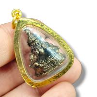 ราคา MUT[88]รูปหล่อพระราหูอมจันทร์ วัดศรีษะทอง เลี่ยมกรอบทองไมครอนกันน้ำอย่างดี (22171183697)