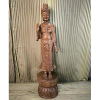 ราคา รูปปั้นไม้แกะสลัก พระโพธิสัตว์เจ้าแม่กวนอิม (ไม้แท้) (24818127260)