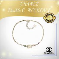 ราคา CHANEL Double C Trim Metal Necklace (สร้อยคอ) (40268188967)
