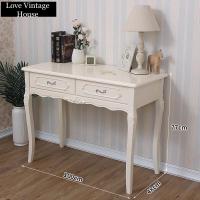 ราคา พร้อมส่ง!! โต๊ะเขียนหนังสือ โต๊ะทำงานวินเทจ สไตล์เจ้าหญิง (2728833808)