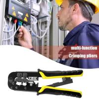 ราคา ZEN คีมย้ำสายแลน คีมย้ำสาย คีมย้ำ คีมเข้าหัวตัวผู้ ชุดคีมเข้าหัวสาย LAN RJ-45/RJ-11 ด้ามสีน้ำเงิน ของแท้ สินค้าพร้อมส่ง (22865890728)