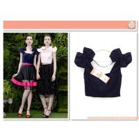 ราคา เสื้อครอป สไตล์น่ารัก แต่งโบว์ที่สายบ่า เรียบหรูดูดี น่ารักมากคะ จาก Lyn Around สินค้าใหม่ ป้ายห้อย ของแท้ จาก Shop คะ (24807882151)