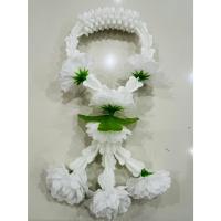 ราคา พวงมาลัยดอกมะลิวันแม่ พวงมาลัยดอกมะลิสีขาว ดอกพุด อย่างดี 1พวง ขนาด 17*9 ซม.มาลัยไหว้พระ มาลัยพร้อมส่งสวยๆๆ (29405296287)