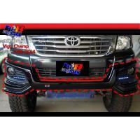 ราคา ชุดแต่ง สเกิร์ตหน้า ครอบกันชนหลัง ทรง TRD Sportivo Vigo Champ 2011 2012 2013 2014 (24007544204)