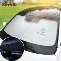 ราคา Mercedes Benz ร่มบังแดดหน้ารถ ร่มกันแดดในรถ กันUV ม่านบังแดด บังแดด ป้องกันแสงแดด สะท้อนแสงแดด บังแดดรถยนต์ สำหรับ ใช้ได้กับBenz EQS EQA EQC Series A E S C CLA EQE CLS GLA GLC GLB (24574658338)