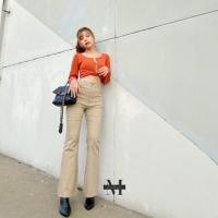 ราคา กางเกงขายาวขาม้า สีครีม ซื้อมาจากร้านmontha (12360832612)