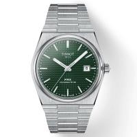 ราคา Tissot Tissot นาฬิกา PRX Series Luminous นาฬิกาผู้ชายสายเหล็กนาฬิกากลไก T137.407.11.091.00 (27541844881)