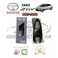 ราคา เบ้ารองมือเปิดประตู เบ้าหลุมกันรอย ถาดรองมือเปิดประตู YARiS’2017 -2020 (ATIV) (4,5 ประตู) สีคาร์บอนดำ (1 SET / 8 PCS.) (19404757747)